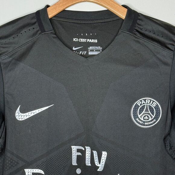 Nike 2015-16 Paris Saint-Germain Authentic Third Shirt Ibrahimovic Men’s Sz S - Picture 4 of 5